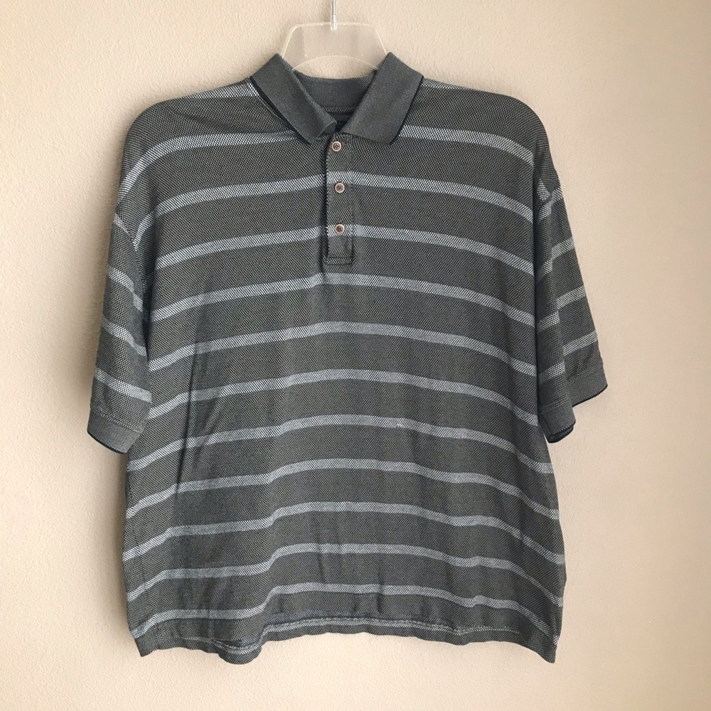 Mens Pebble Beach Cotton Golf Polo Shirt Large